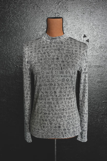 THE BRANDED L/S *CHARCOAL [S/2X/3X ONLY]