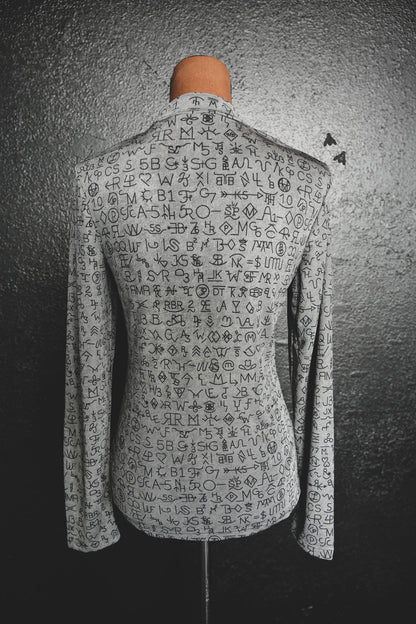 THE BRANDED L/S *CHARCOAL [S/2X/3X ONLY]