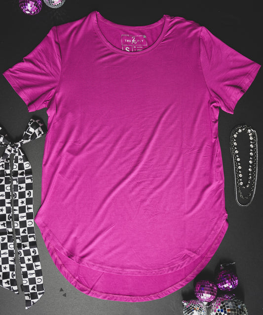 PECOS PLAINS TEE *MAGENTA