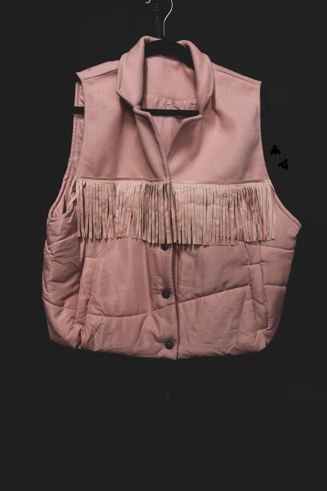 Y'ALL FLY VEST *BLUSH