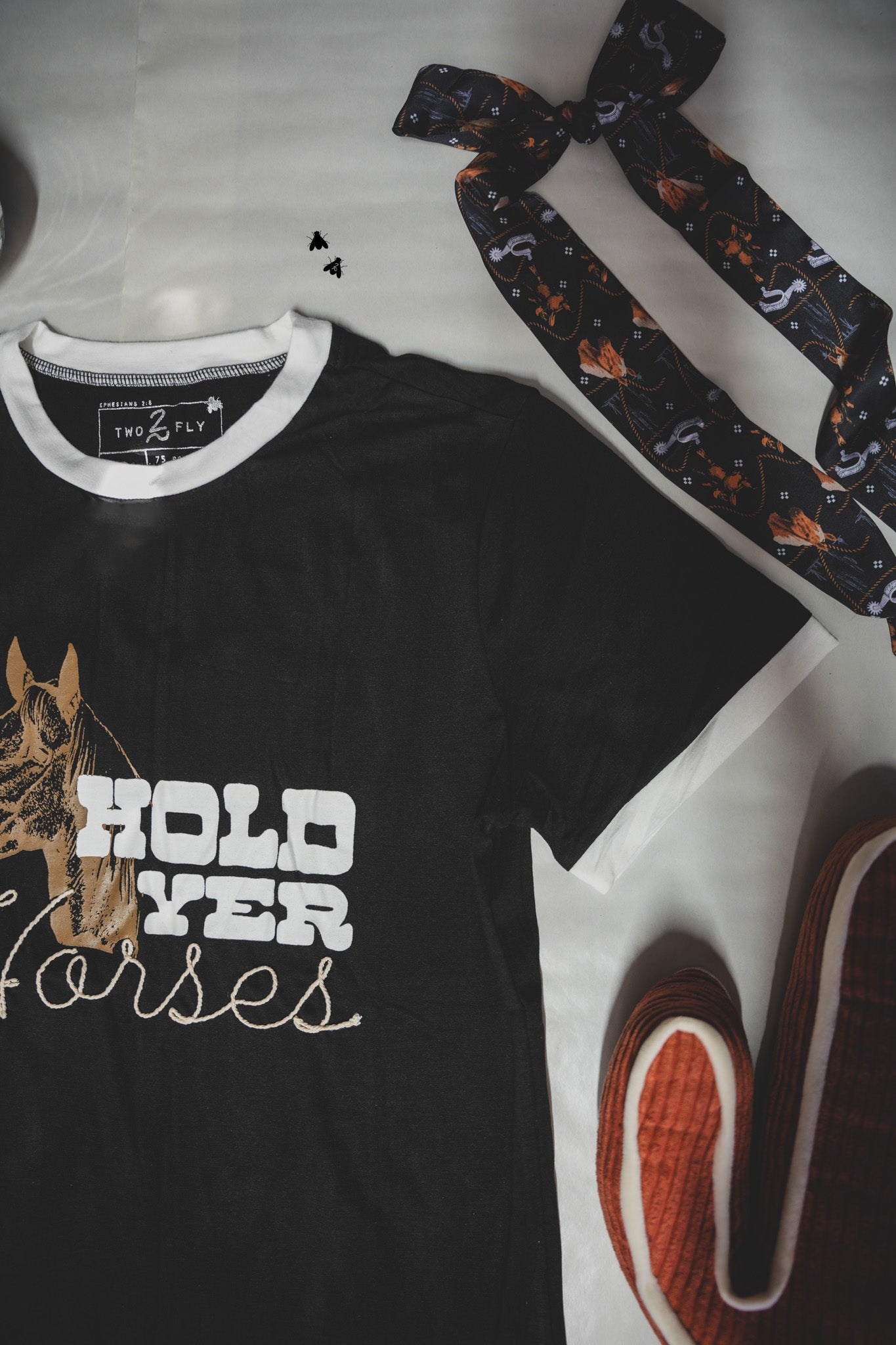 HOLD YER HORSES TEE