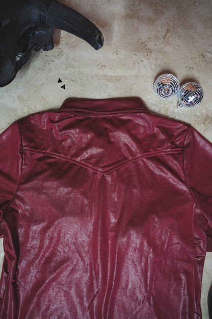 LEATHER LUX *BURGUNDY