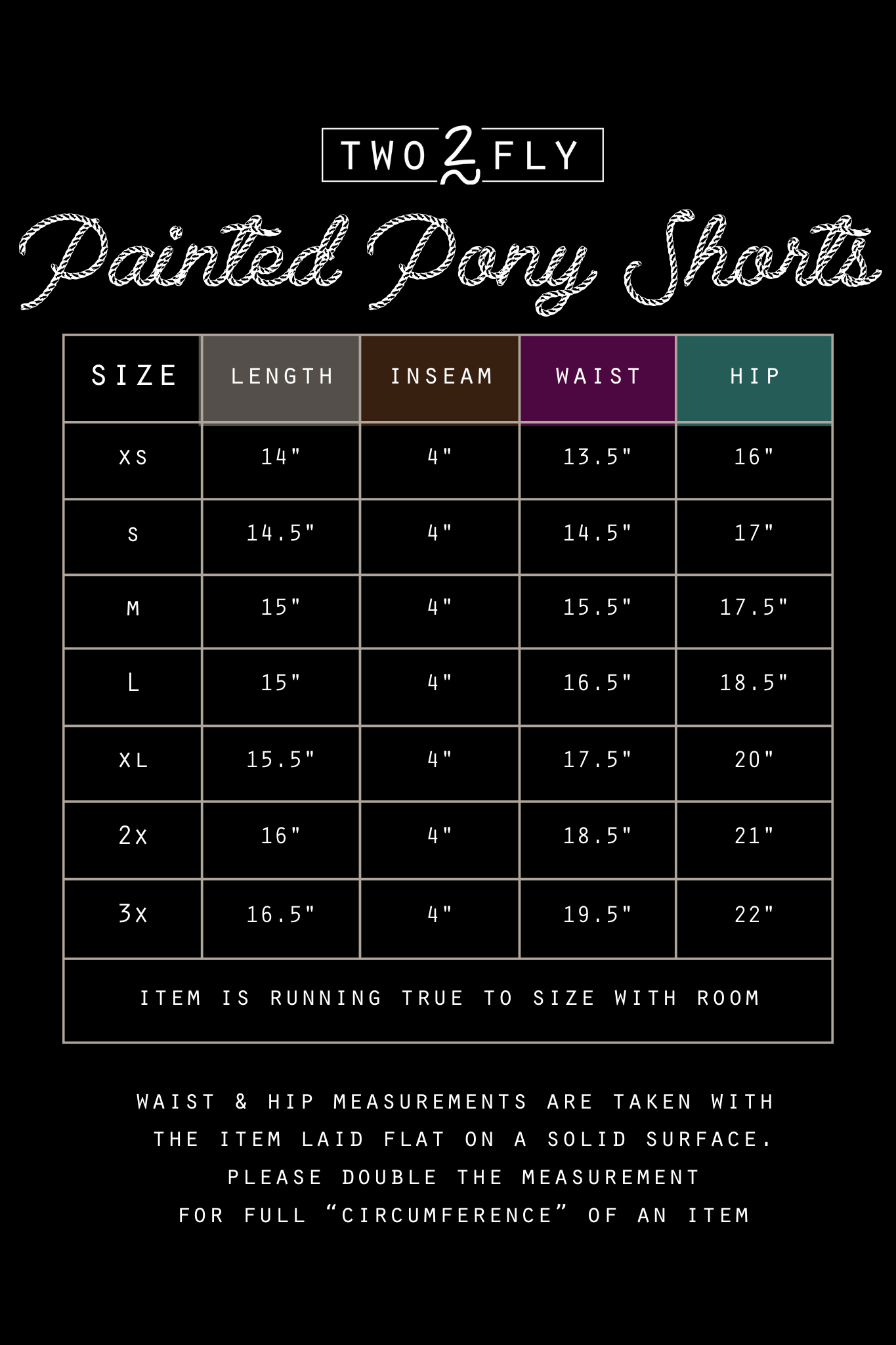 PAINTED PONY SHORTS