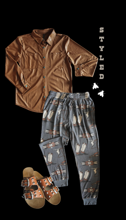 LOUNGY LARIAT JOGGERS *WESTY WEST