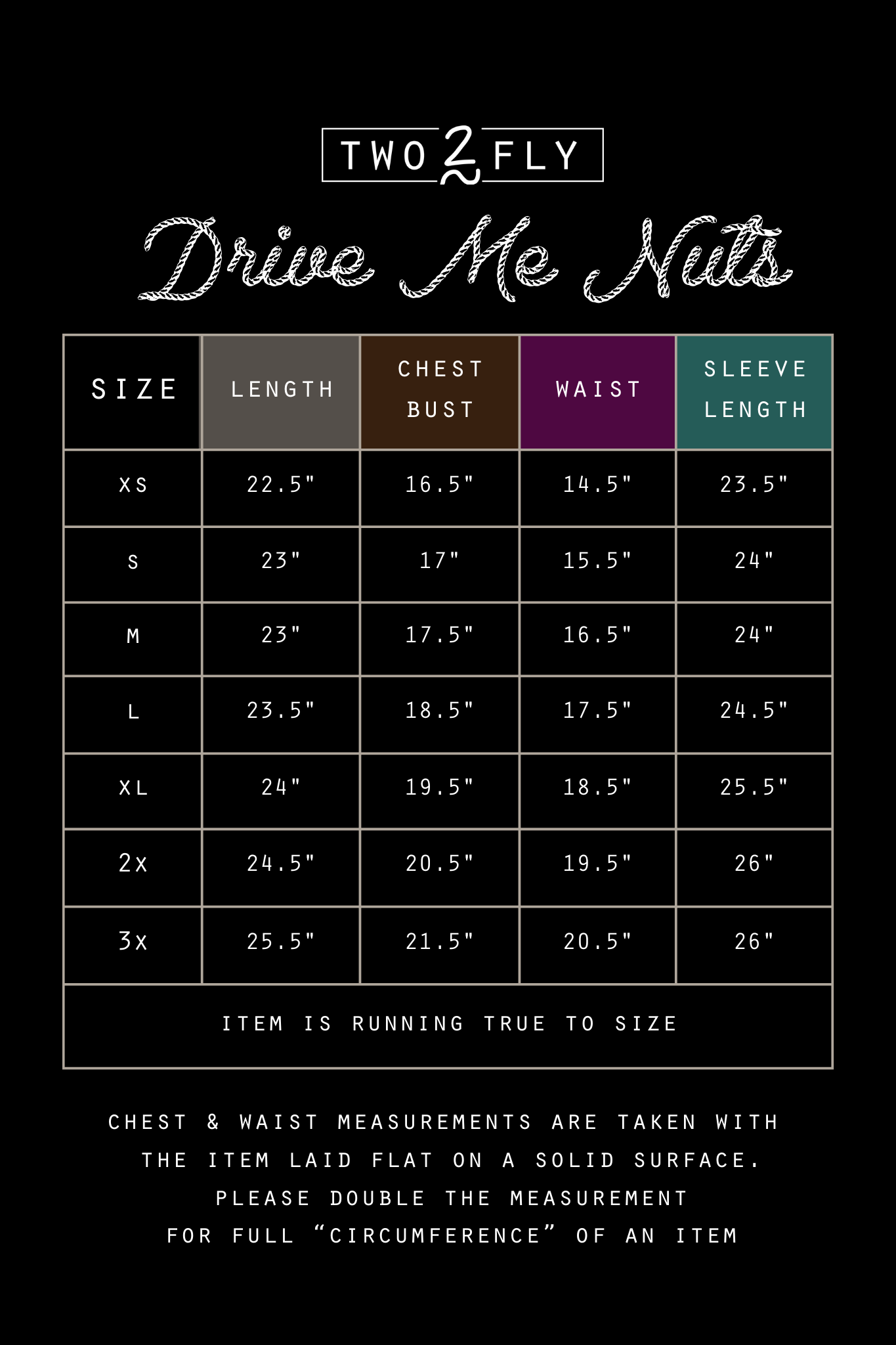 DRIVE ME NUTS L/S [XS/M/3X ONLY]