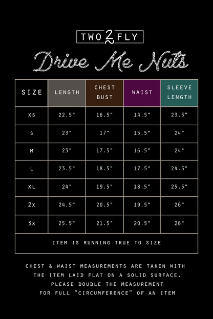 DRIVE ME NUTS L/S [XS/M/3X ONLY]