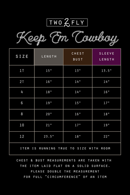 [1-2-4T ONLY] KEEP 'EM COWBOY *CHECK [KIDS]