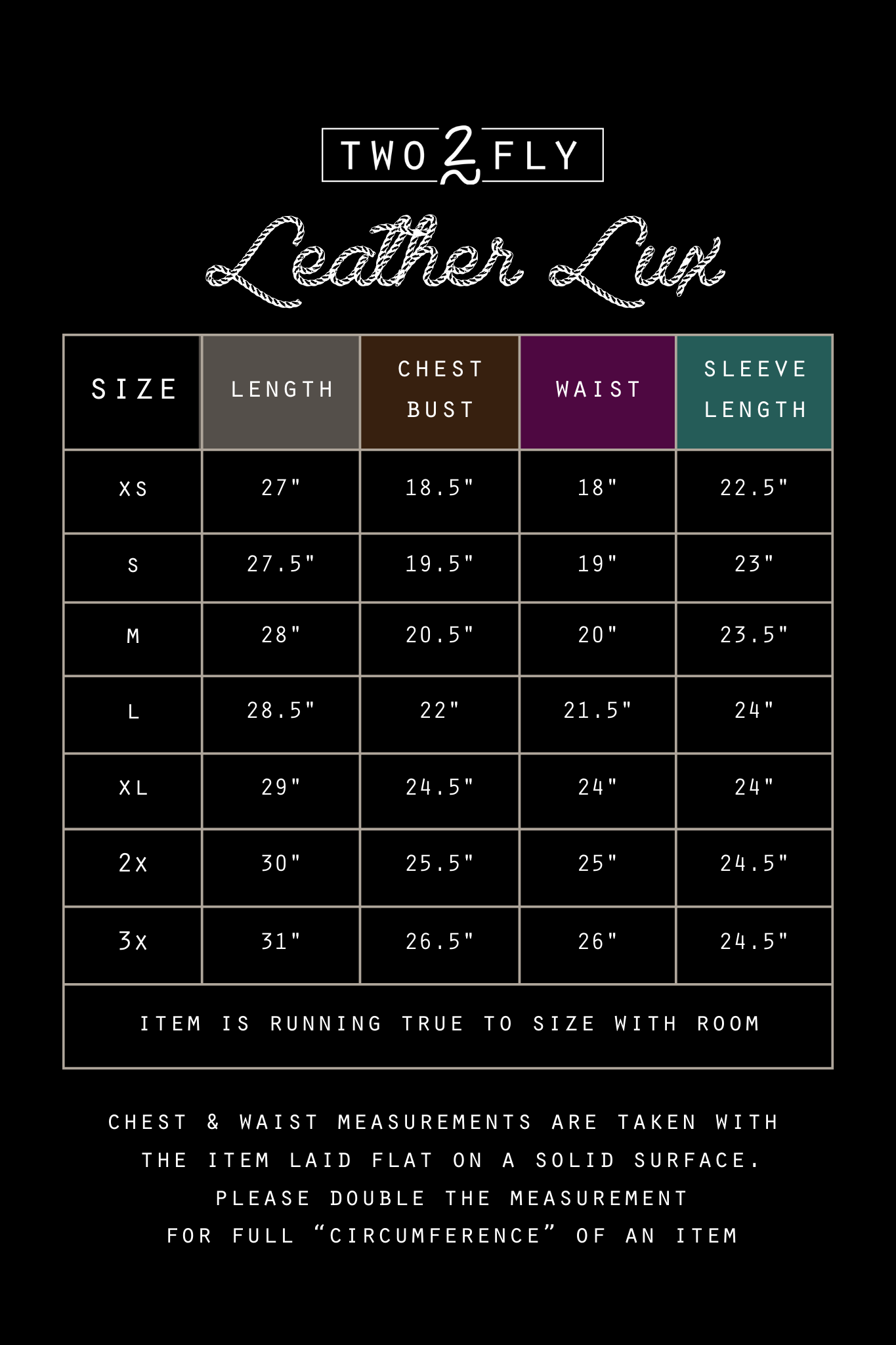 LEATHER LUX* DENIM [XL-3X ONLY]