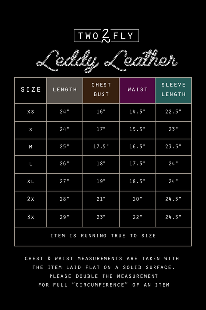 LEDDY LEATHER L/S *MIDNIGHT [RESTOCKED!]