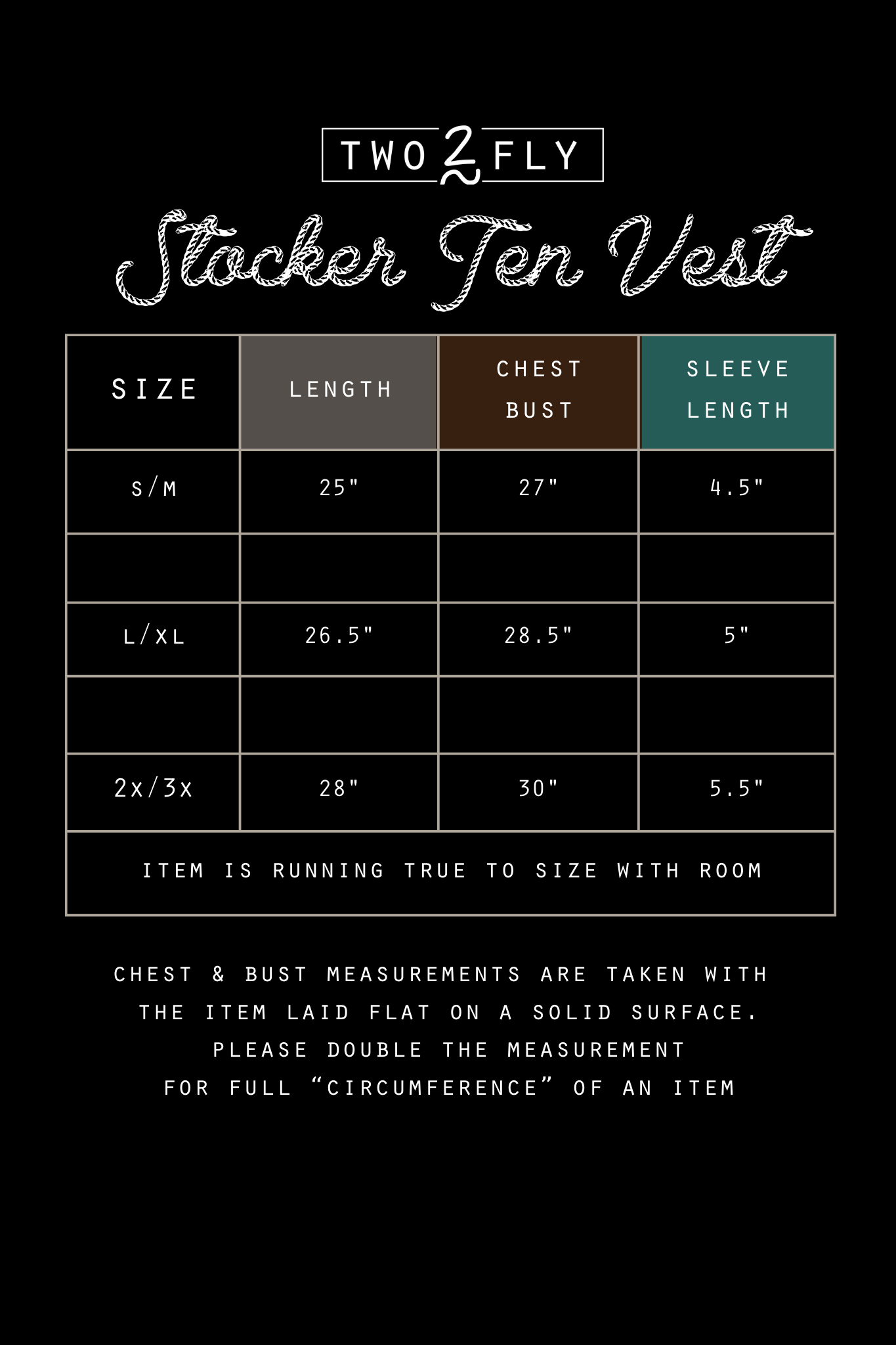 STOCKER 10 VEST [L/XL ONLY]