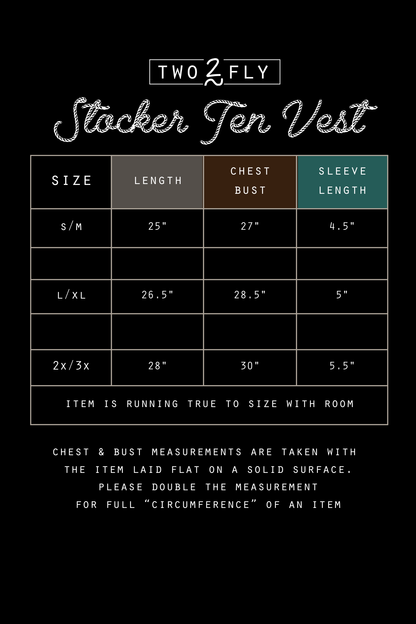 STOCKER 10 VEST [L/XL ONLY]